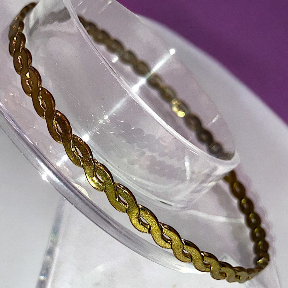 The Braided Bronze Bangle 2.75" Bracelet!